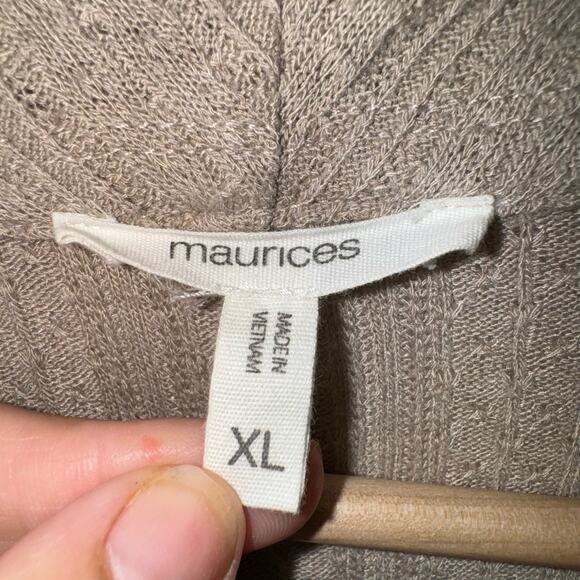 Maurices XL Tan Cowl Neck Top - Picture 7 of 8